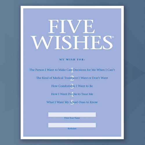 5 Wishes Fillable Pdf Free Printable