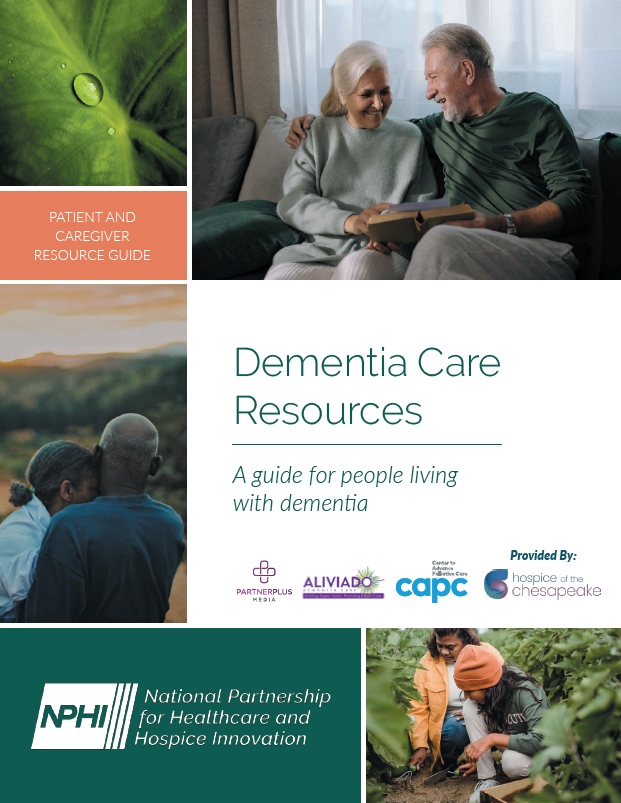 Cover of Dementia Care Resources: A guide for people living with dementia